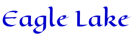 Eagle Lake шрифт